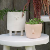 Rami Kim Studio Home Planters Face Pot Set in Blush Blush / 4” D X 4” H