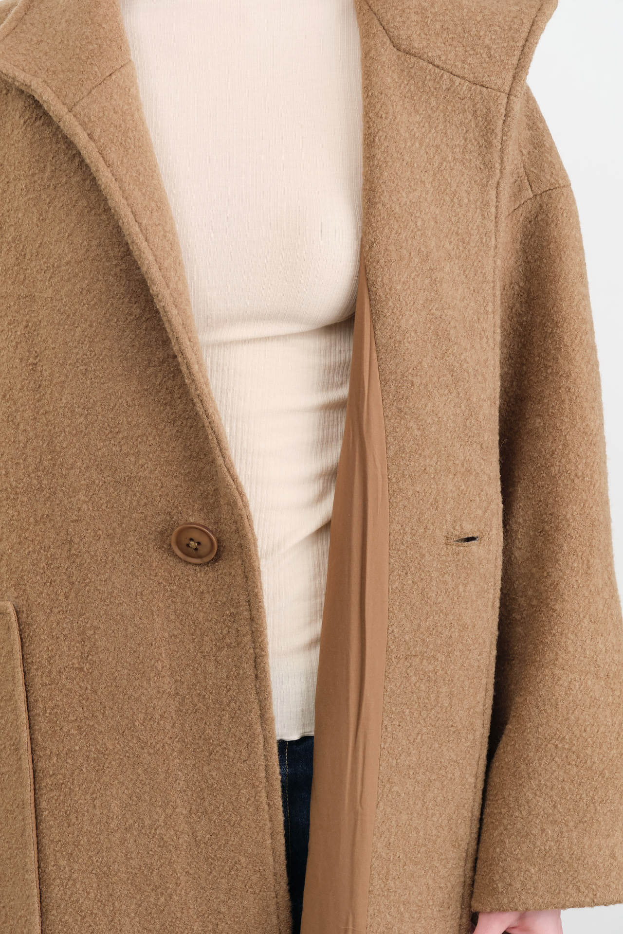 7115 by Szeki Apparel Womens Outerwear Fall Lapel Coat