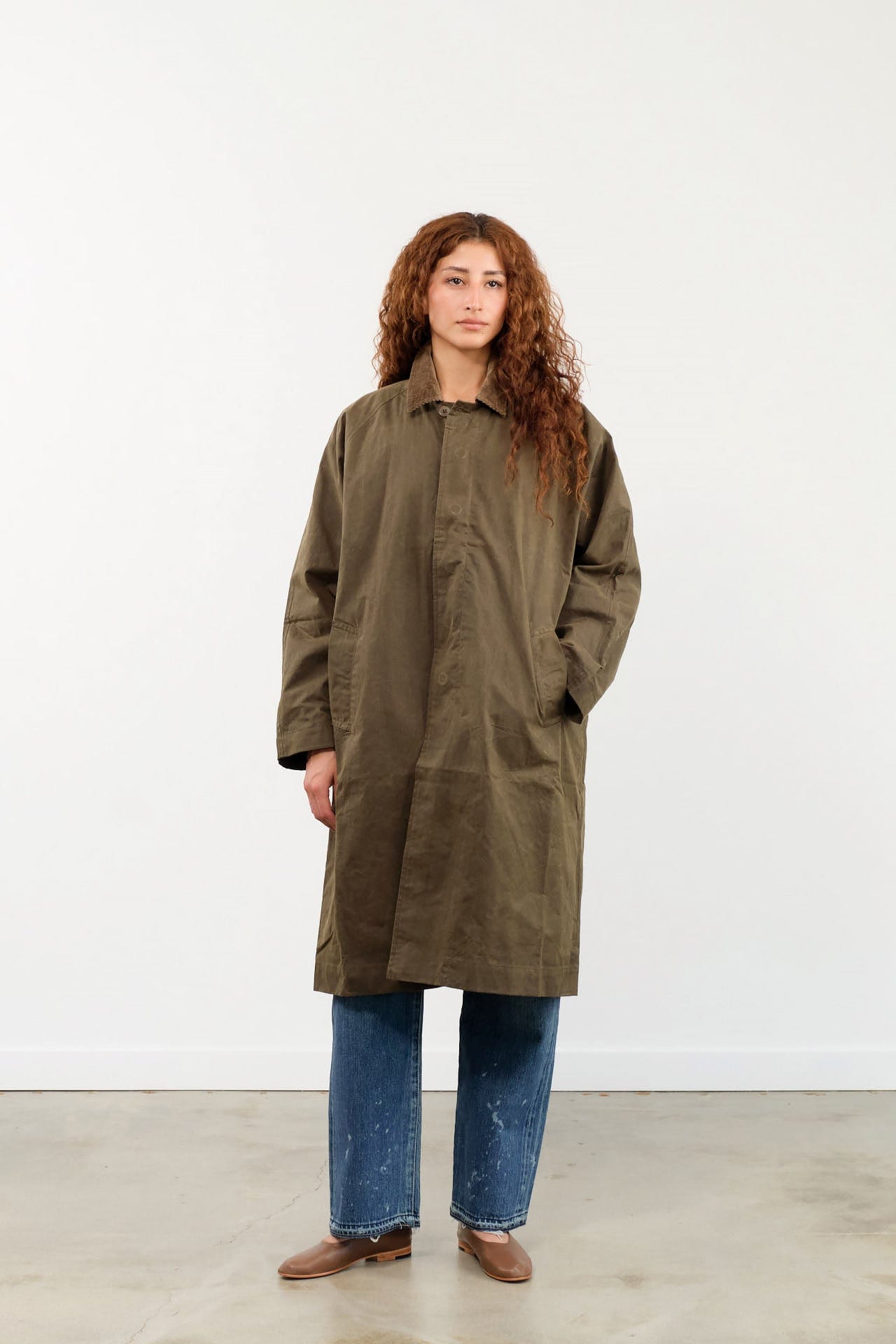 7115 by Szeki Apparel Womens Outerwear Signature Duster Coat