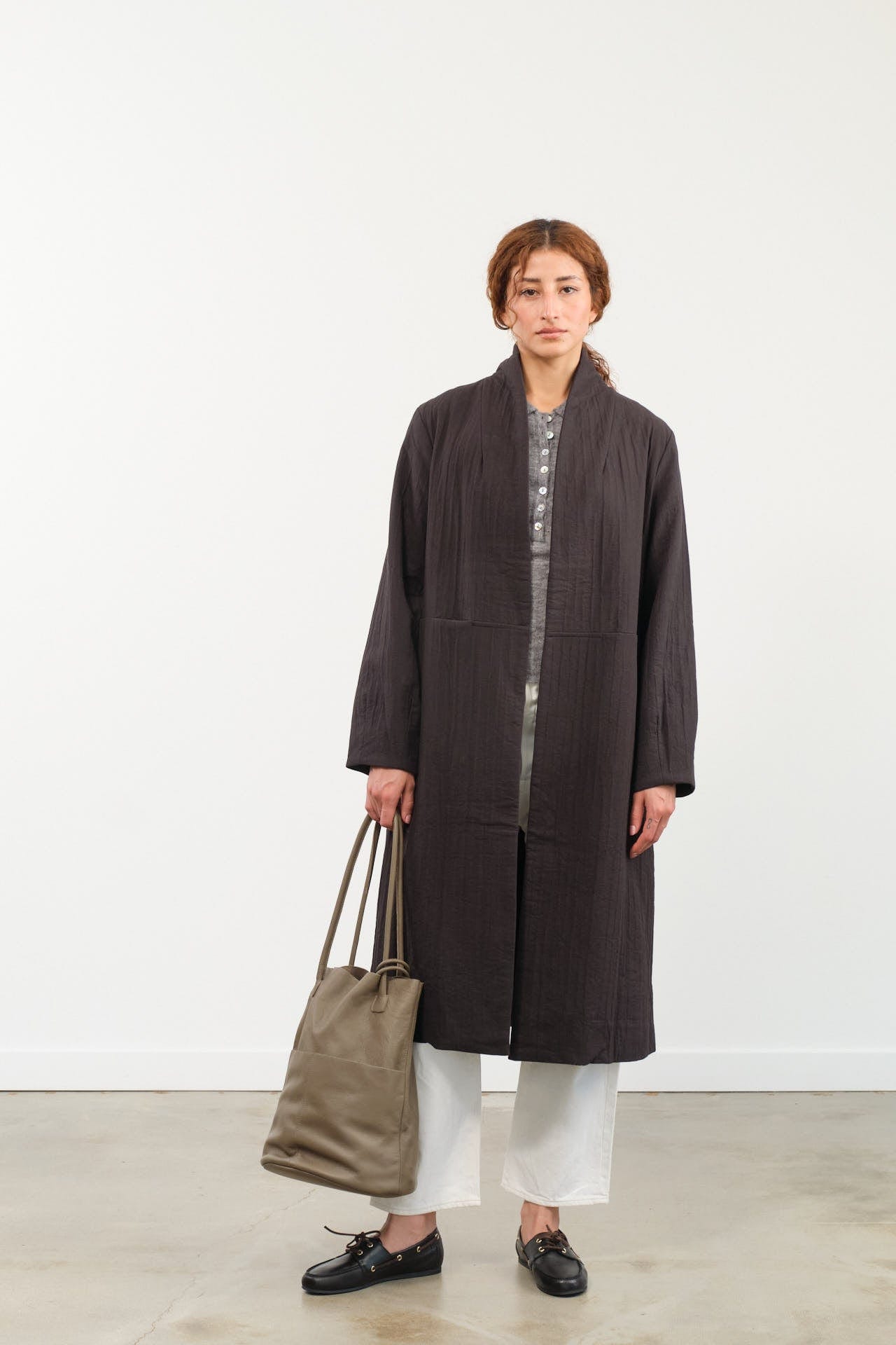 7115 by Szeki Apparel Womens Outerwear Signature Open Fall Coat