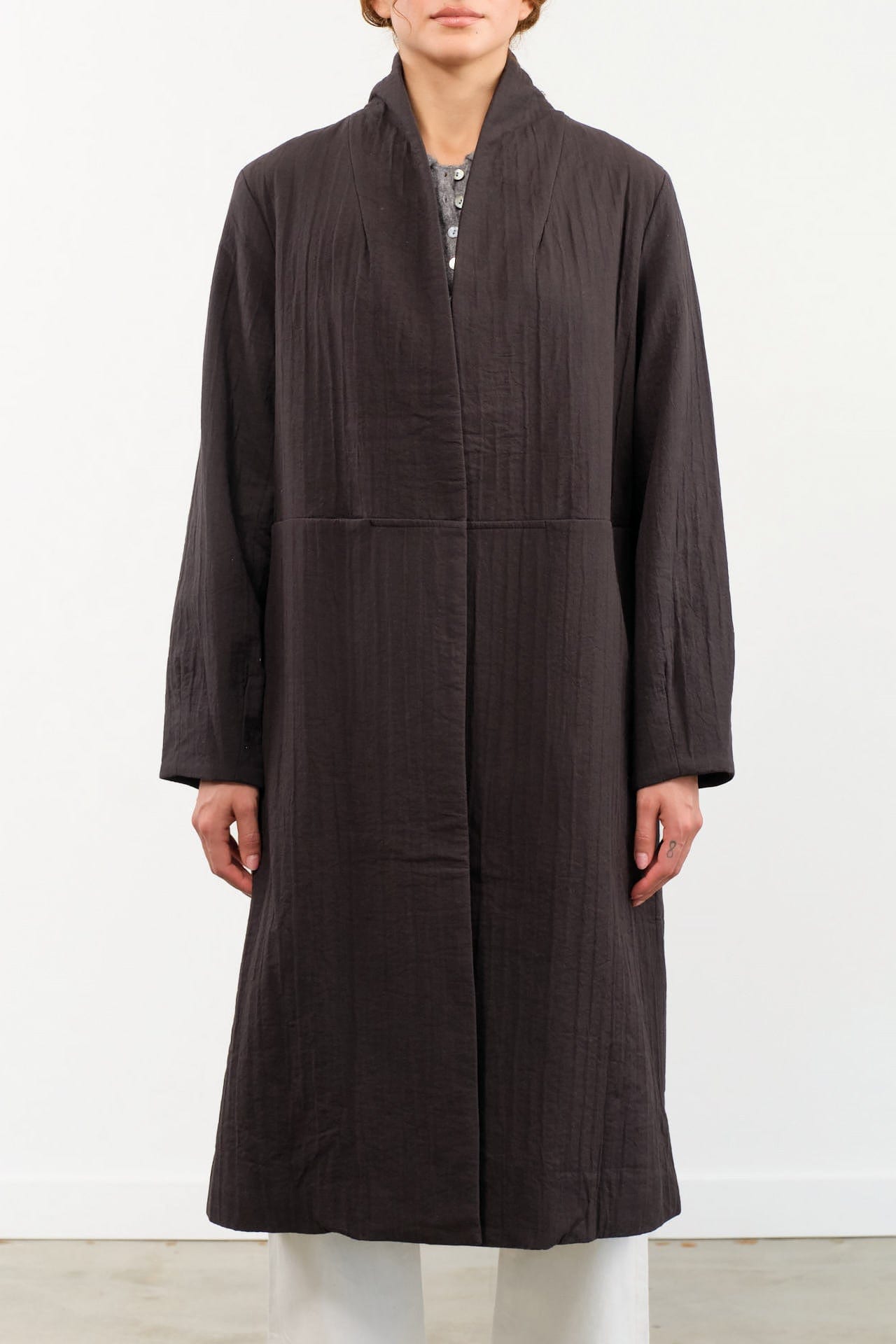 7115 by Szeki Apparel Womens Outerwear Signature Open Fall Coat