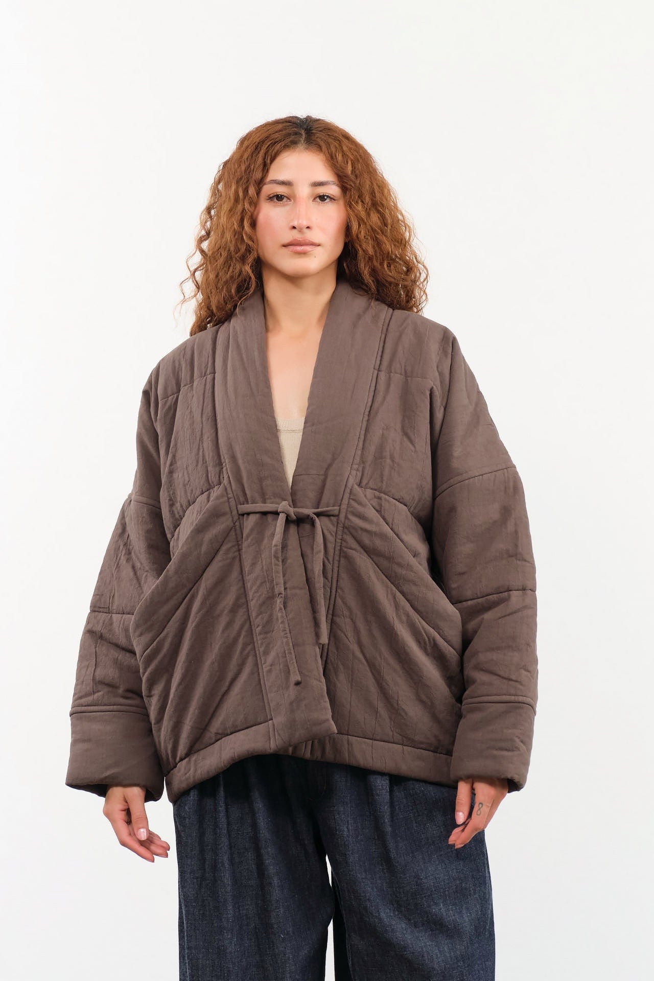 7115 by Szeki Apparel Womens Outerwear Signature Sumo Puffer