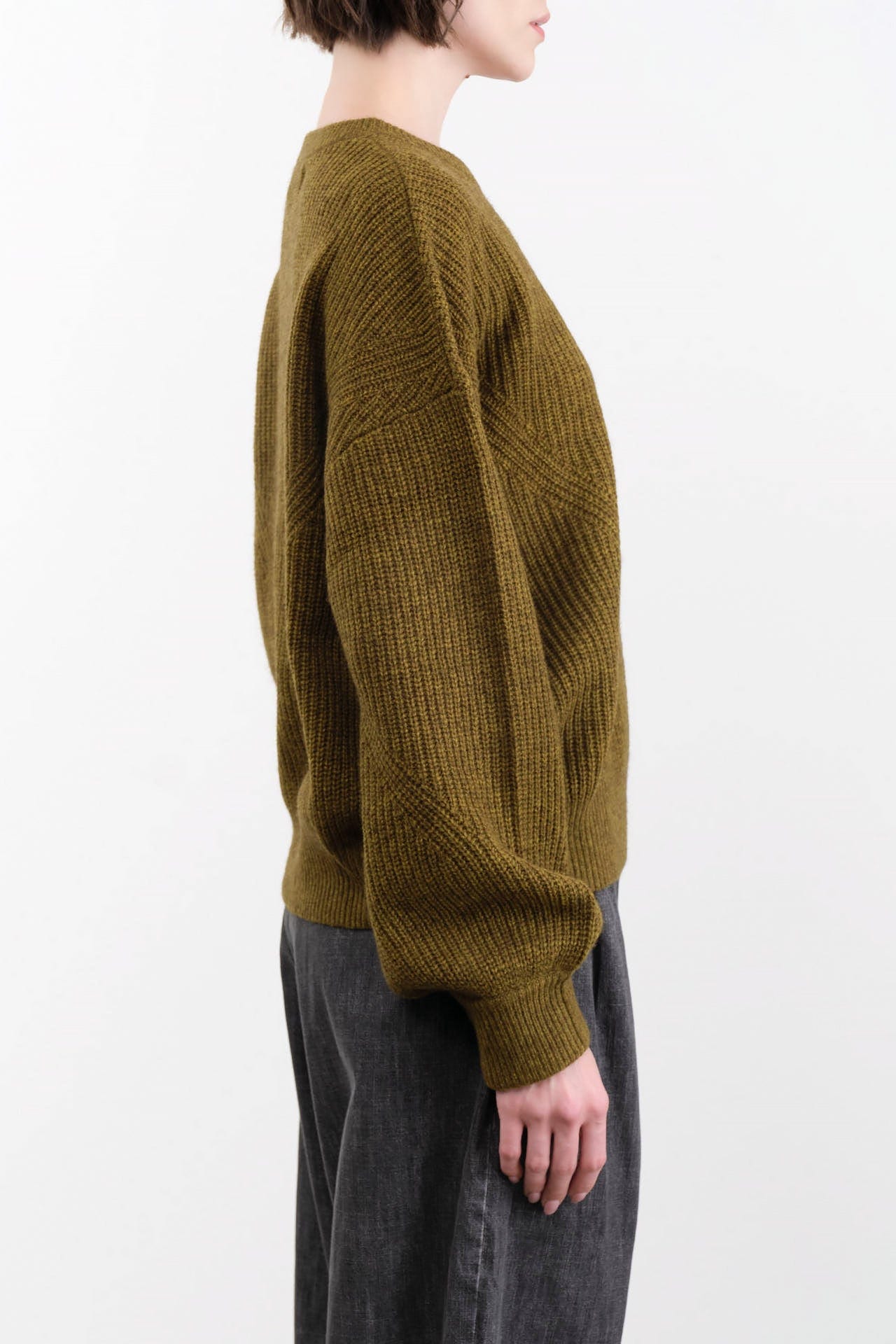 7115 by Szeki Apparel Womens Sweaters Signature Yak Poet Sleeves Sweater