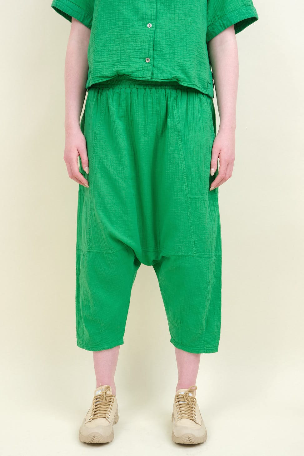 Front of Kiko Pant in Fern Green