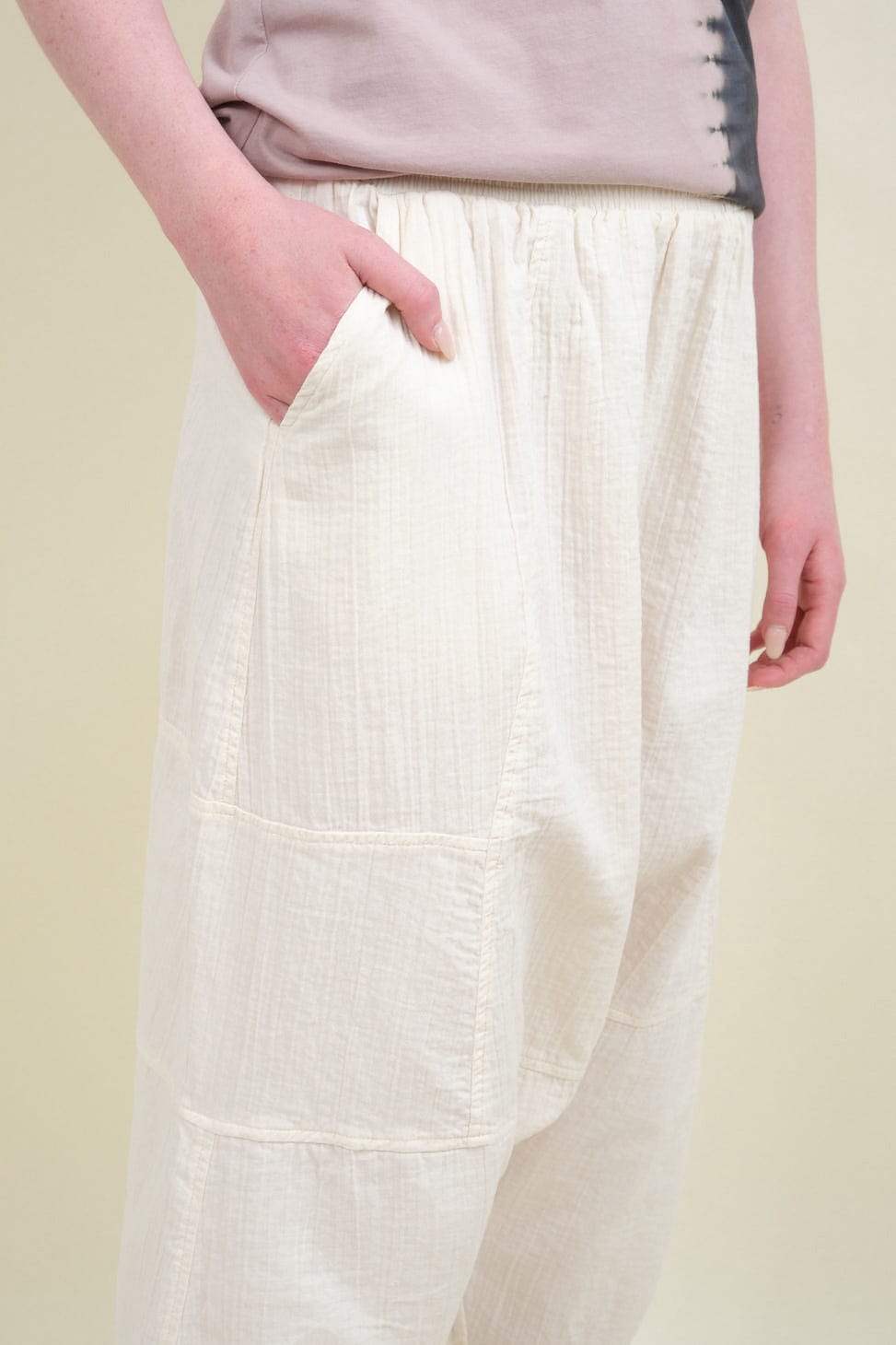 Pocket on Kiko Pant in Kinari