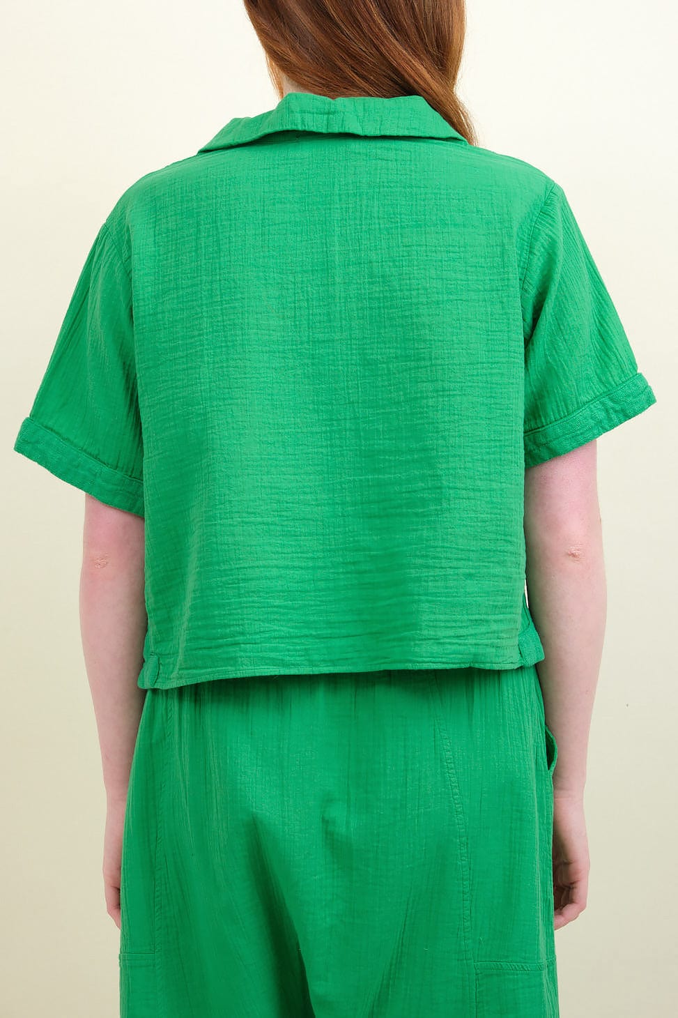 Loraine Top in Fern Green