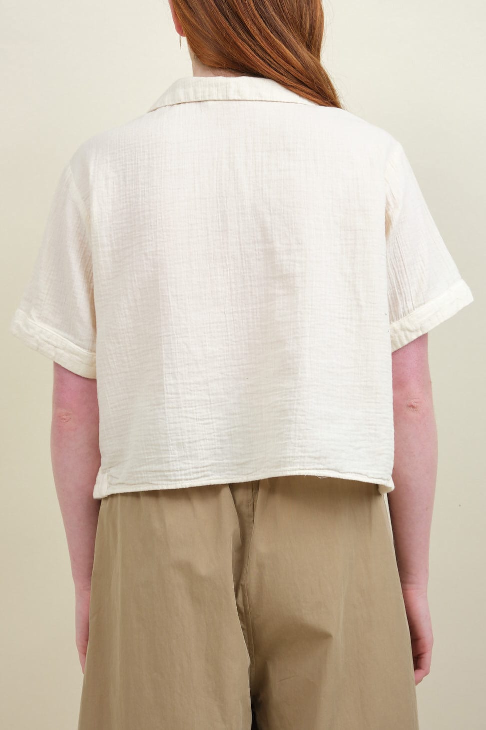 Back of Loraine Top in Kinari