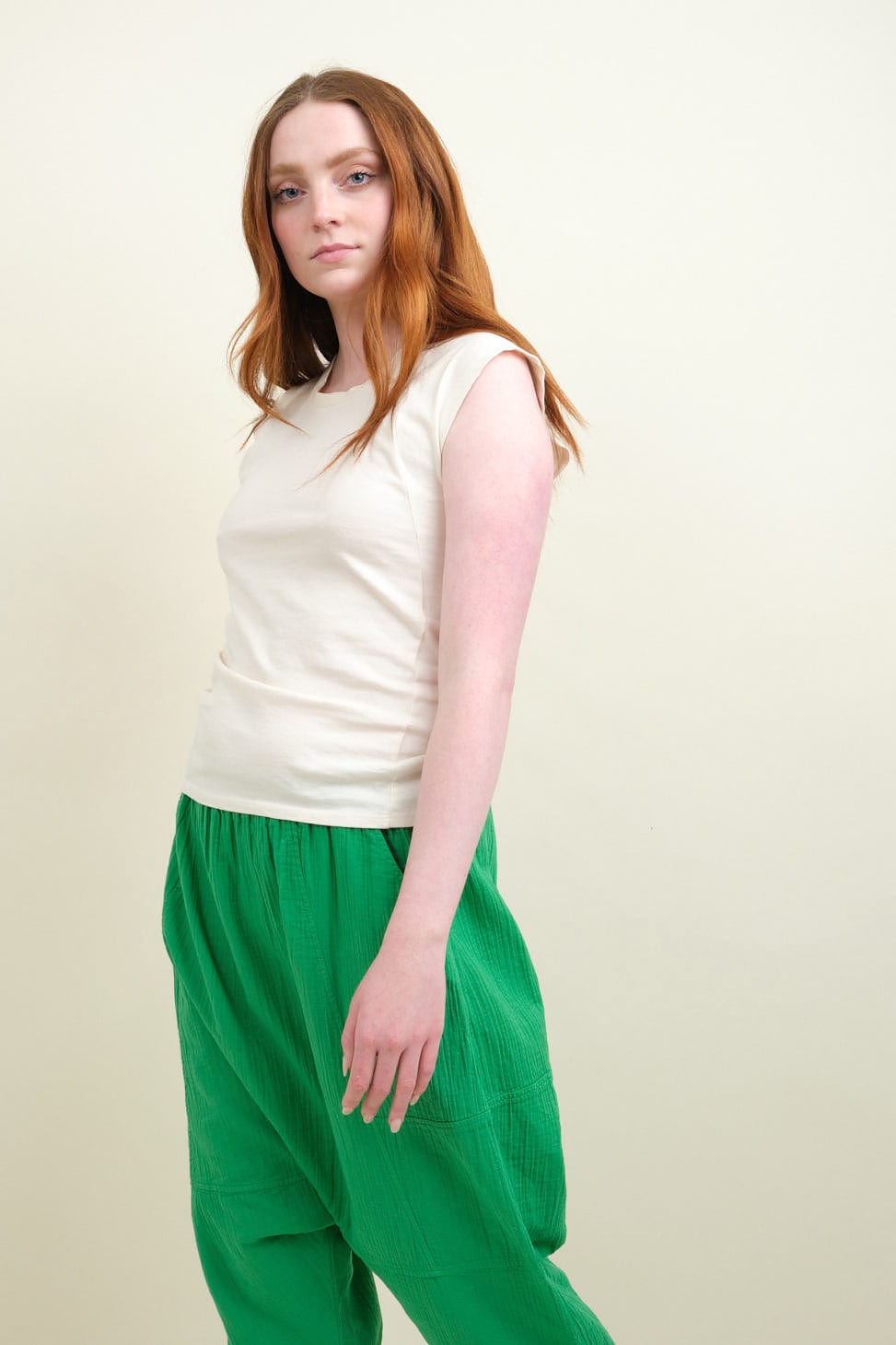 Muscle Tee in Angora