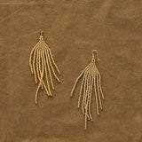 Salihah Moore Jewelry Earrings Mini Gold Earrings Gold / 3.5"