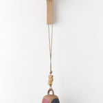 MQuan Art Ceramics Small Round Thrown Bell in Tucker Four Rainbow Tucker Four Rainbow / 5" H X 4.5" Dia