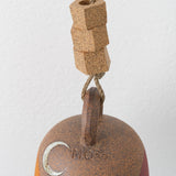 MQuan Art Ceramics Small Round Thrown Bell in Tucker Four Rainbow Tucker Four Rainbow / 5" H X 4.5" Dia
