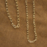 Stephanie Windsor Jewelry Necklaces 100mm Oval Link Chain 14K Yellow Gold / 16" Chain