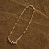 Stephanie Windsor Jewelry Bracelets Solid Baby Marine Link Bracelet 14K Yellow Gold / 7"