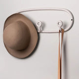 Virginia Sin Home Hooks Trio Coat Rack in Speckled White Speckled White / 20" L X 6.5" W X 2" H