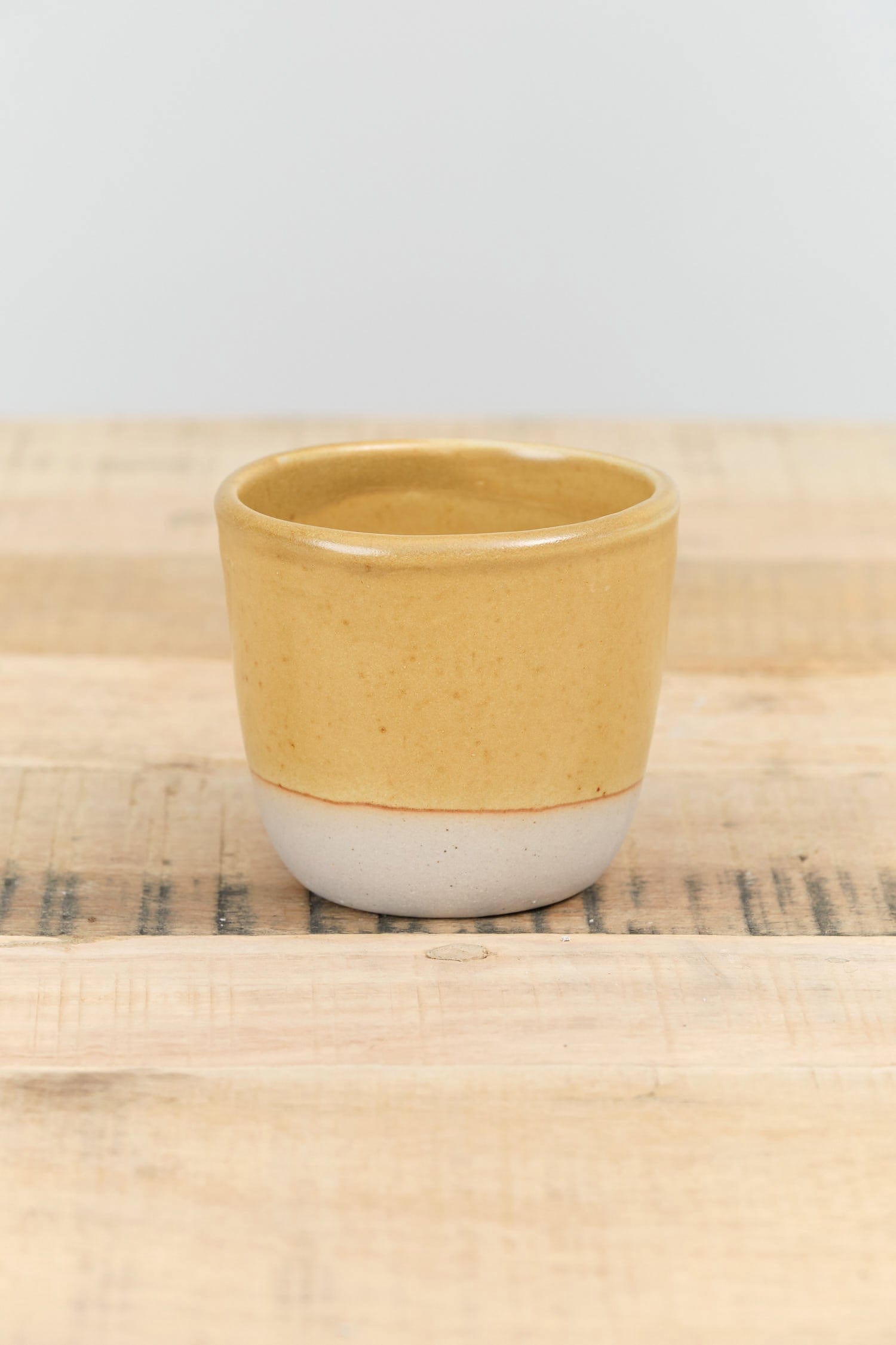 WRF Lab Ceramics Home Kitchen Dishware Ceramic Cup Mustard