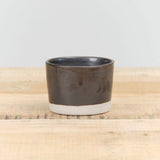 WRF Lab Ceramics Home Kitchen Serving Medium Multi Purpose Vessel Black / 3.5" Dia X 2.5" H