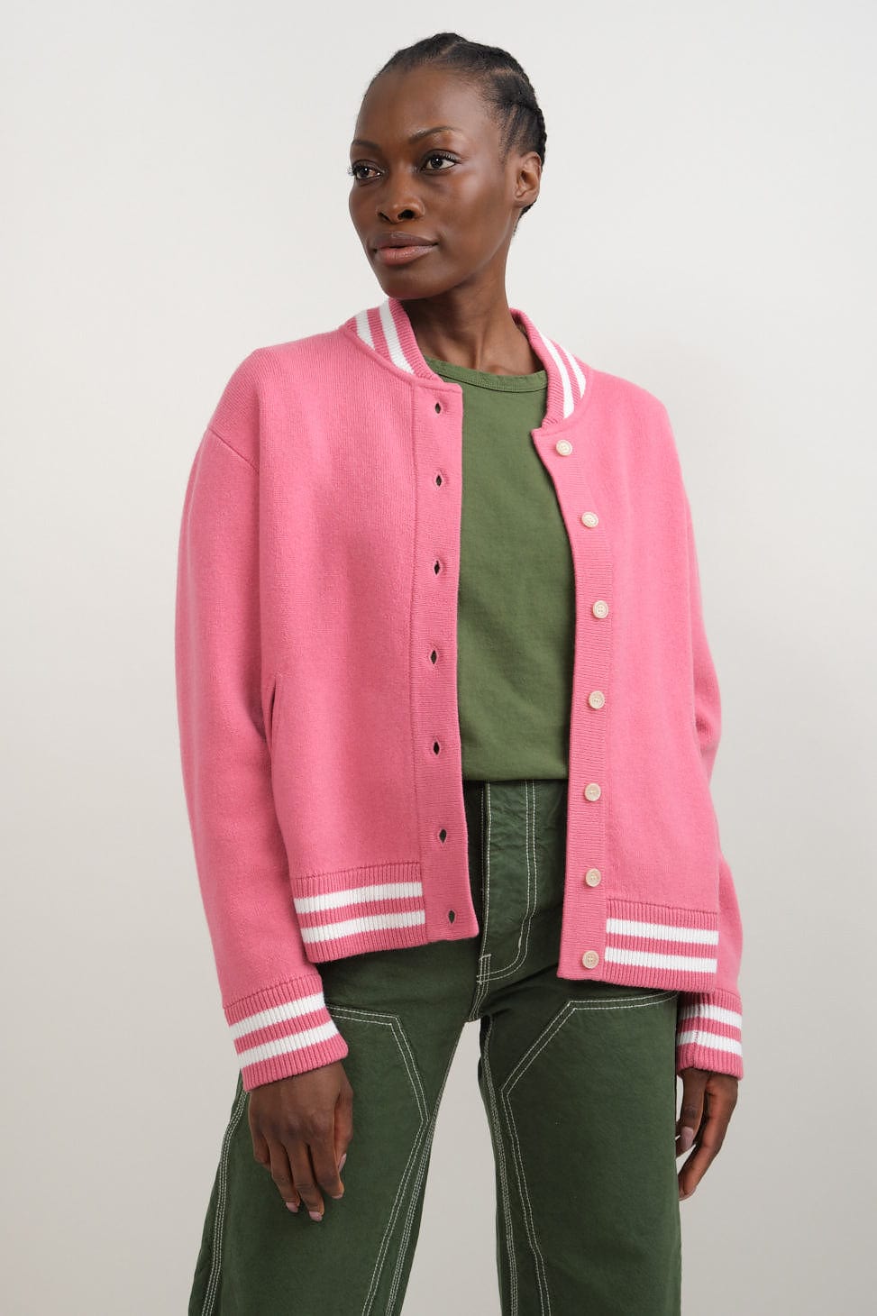 Cashmere Jacket in Pink