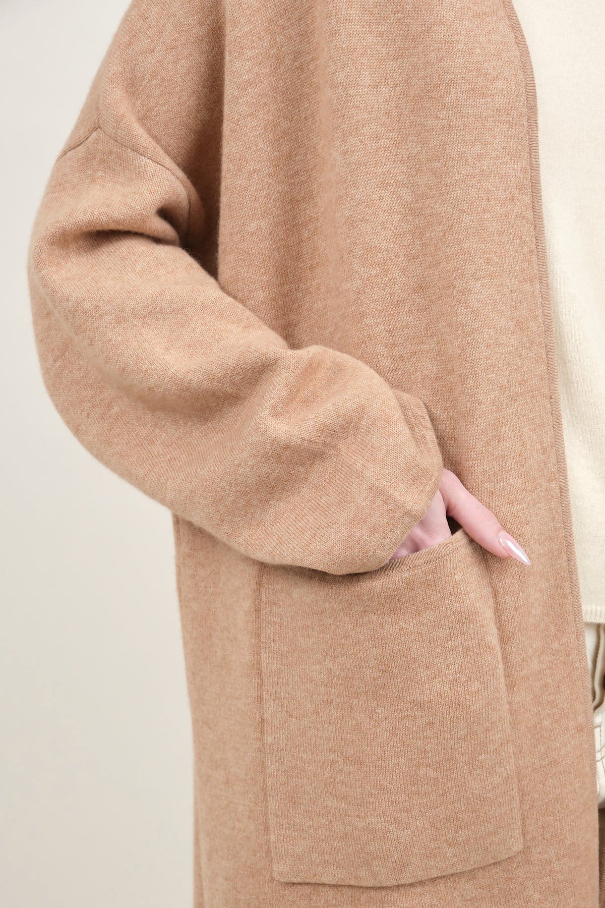 Pocket on Open Coat