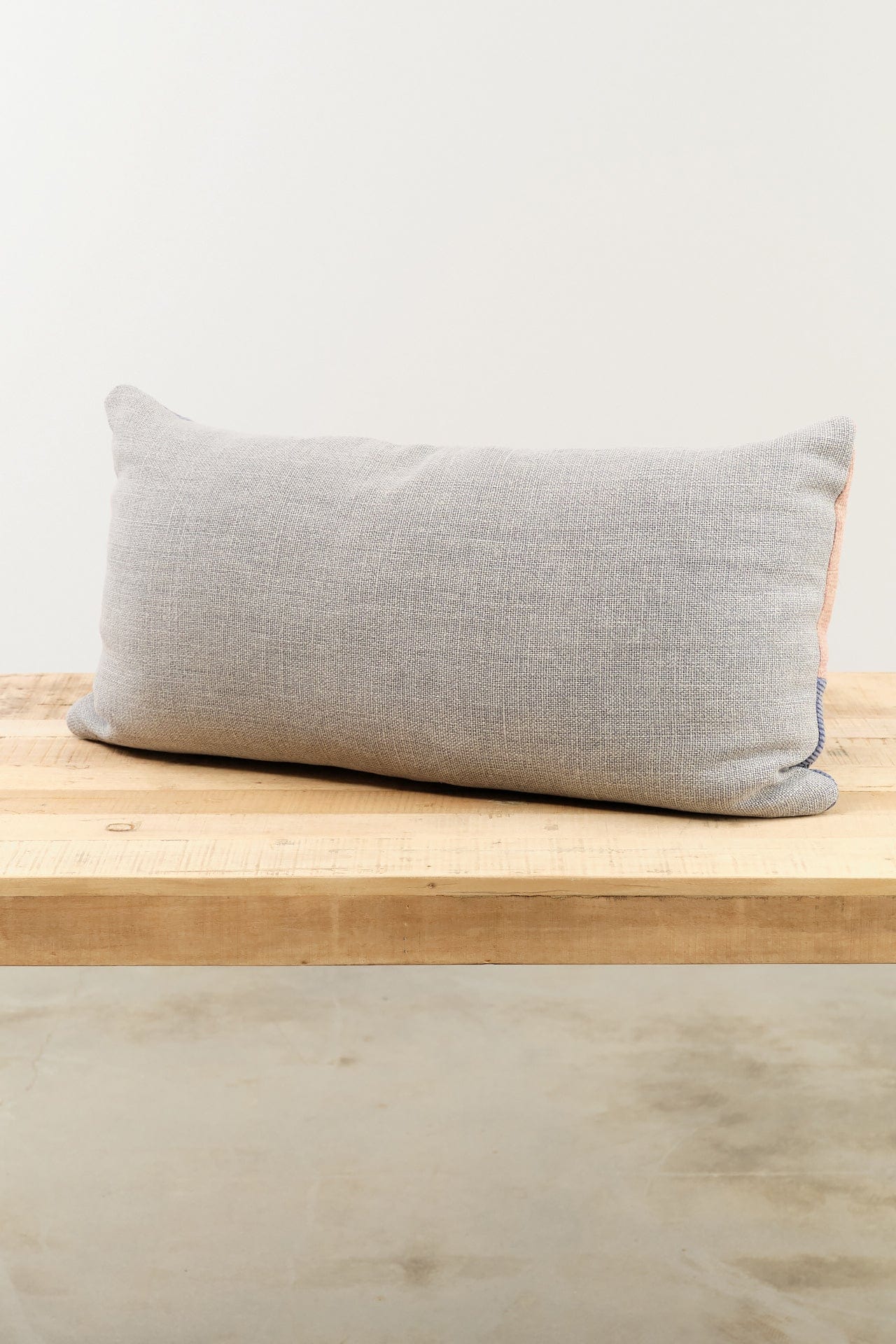 Aloka Home Pillows Fossil Mosaic Pillow #1 Repurposed Textile / 17" L X 32" W