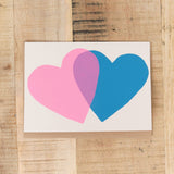 Alphabet Studios Craft Stationery Two Hearts Greeting Card