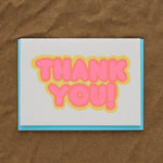 Alphabet Studios Craft Stationery Thank You Shadow Greeting Card