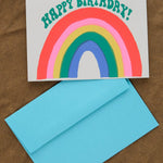 Alphabet Studios Craft Stationery Birthday Rainbow Greeting Card