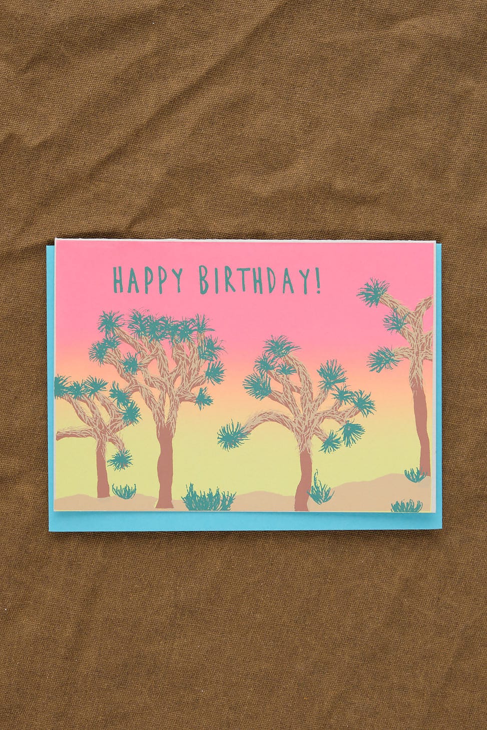 Alphabet Studios Craft Stationery Joshua Tree Birthday Greeting Card