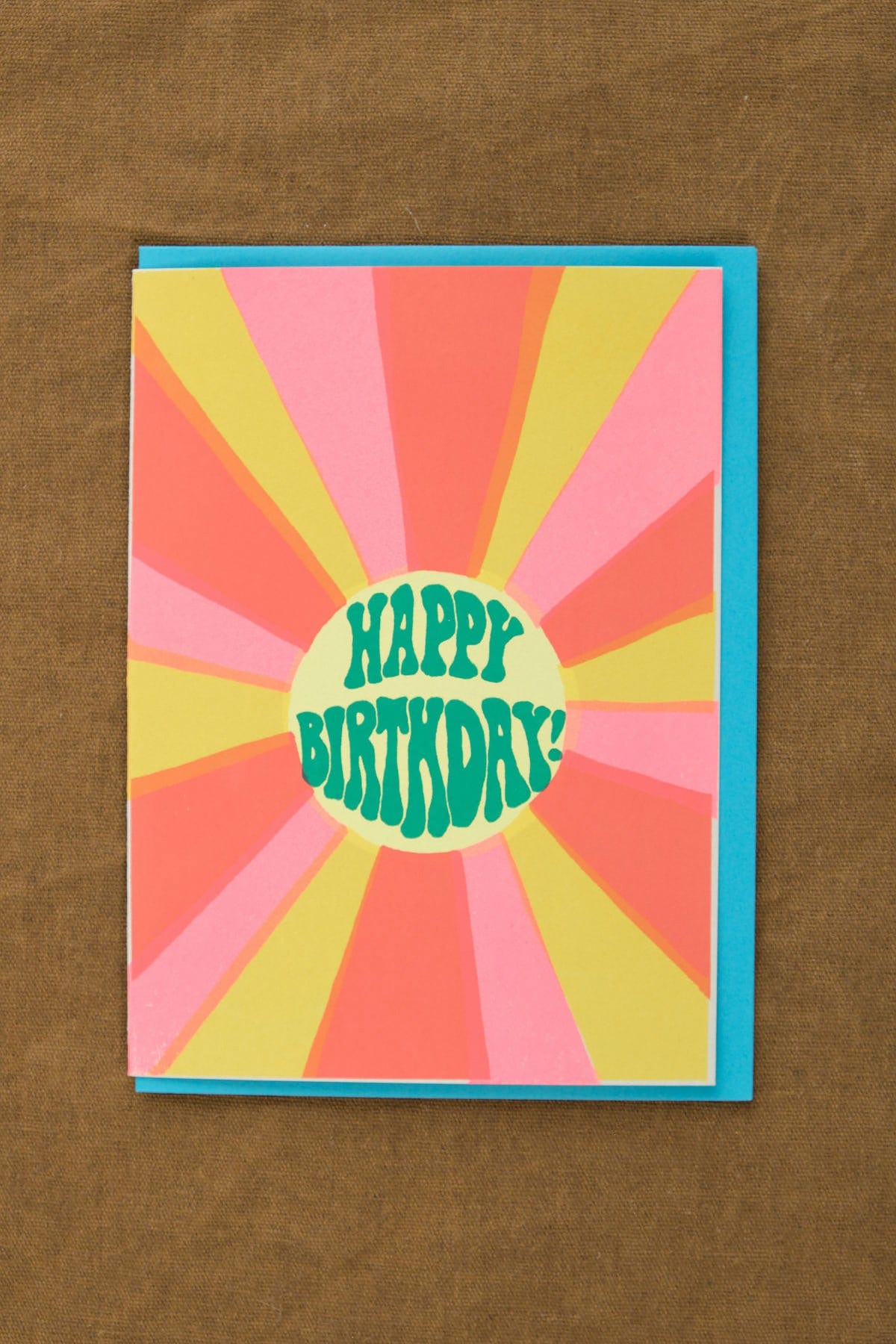 Alphabet Studios Craft Stationery Birthday Sunburst Greeting Card