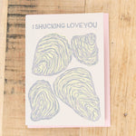 Alphabet Studios Craft Stationery Oyster Love Greeting Card
