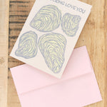 Alphabet Studios Craft Stationery Oyster Love Greeting Card