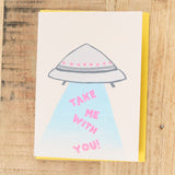 Alphabet Studios Craft Stationery Take Me With You Greeting Card