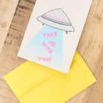 Alphabet Studios Craft Stationery Take Me With You Greeting Card