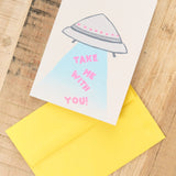 Alphabet Studios Craft Stationery Take Me With You Greeting Card