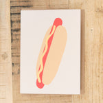 Alphabet Studios Craft Stationery Hot Dog Greeting Card