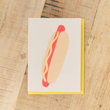 Alphabet Studios Craft Stationery Hot Dog Greeting Card