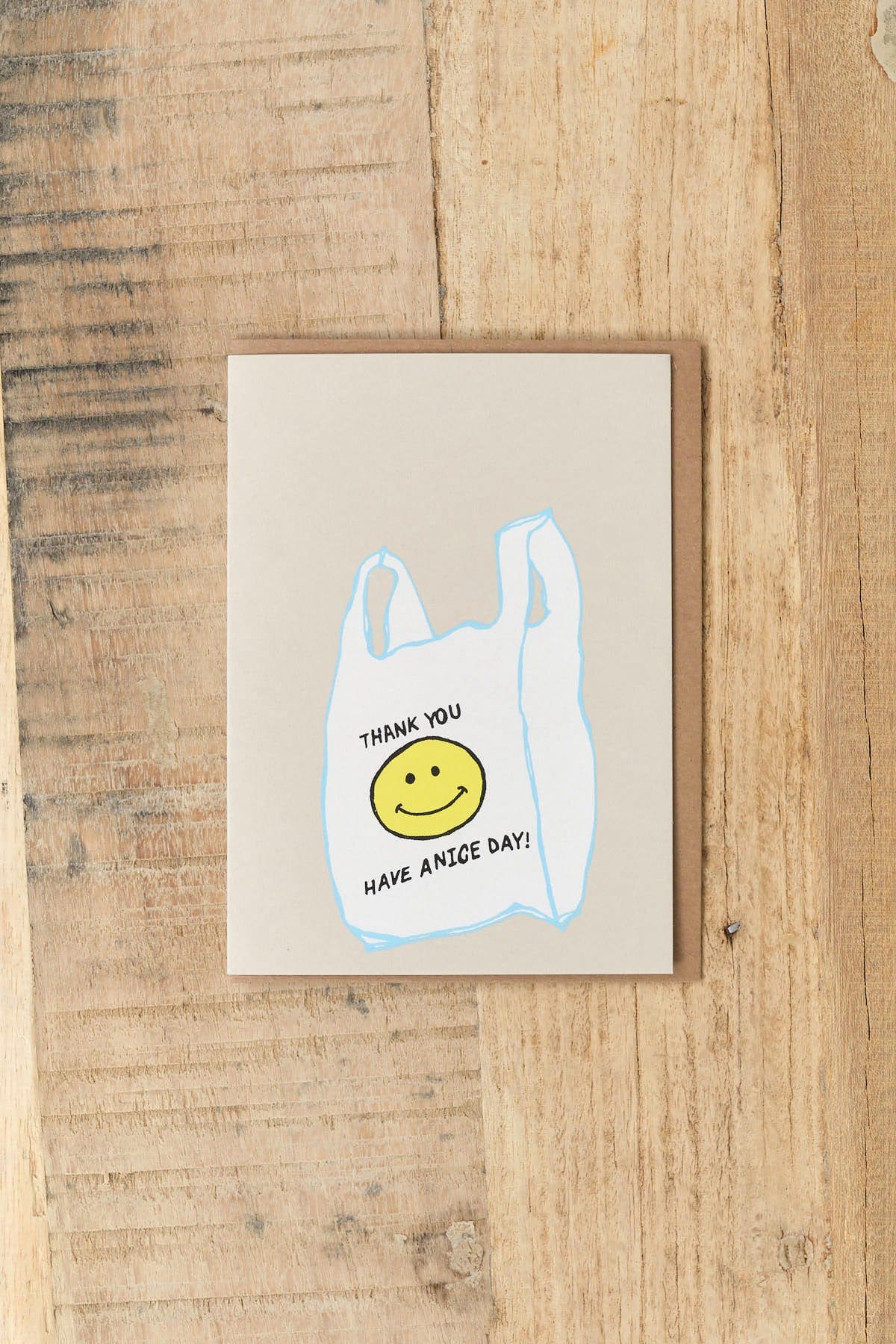 Alphabet Studios Craft Stationery Thank You Bag Greeting Card