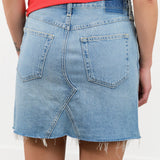 Amo Denim Apparel Womens Denim Alexis Skirt
