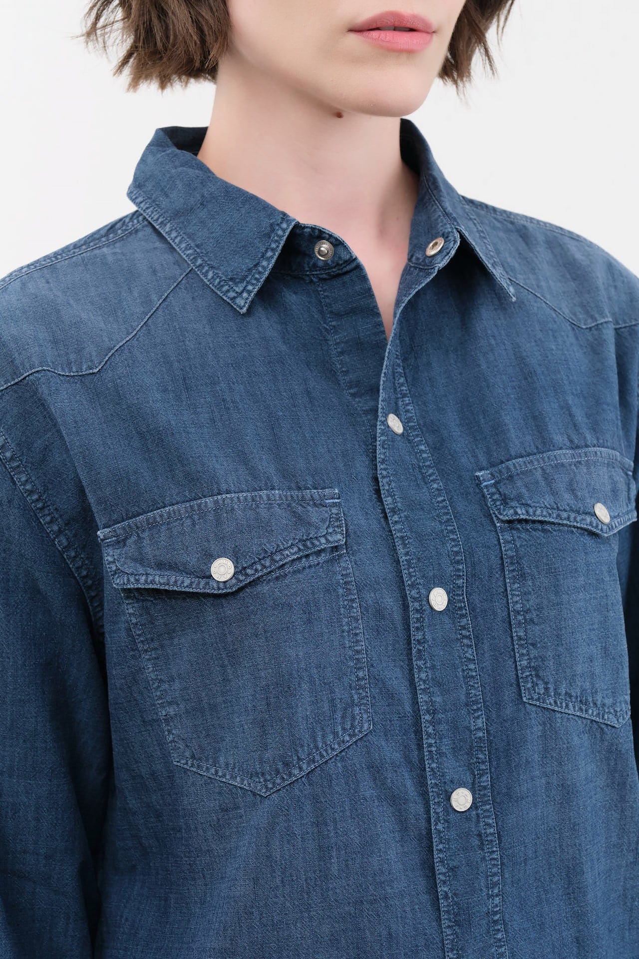 Amo Denim Apparel Womens Blouses Angela Shirt