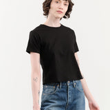 Amo Denim Apparel Womens Tees Babe Tee in Black