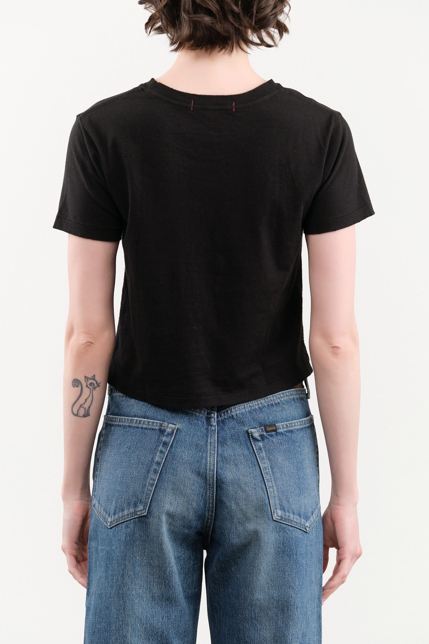 Amo Denim Apparel Womens Tees Babe Tee in Black