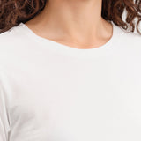 Amo Denim Apparel Womens Tees Babe Tee in White