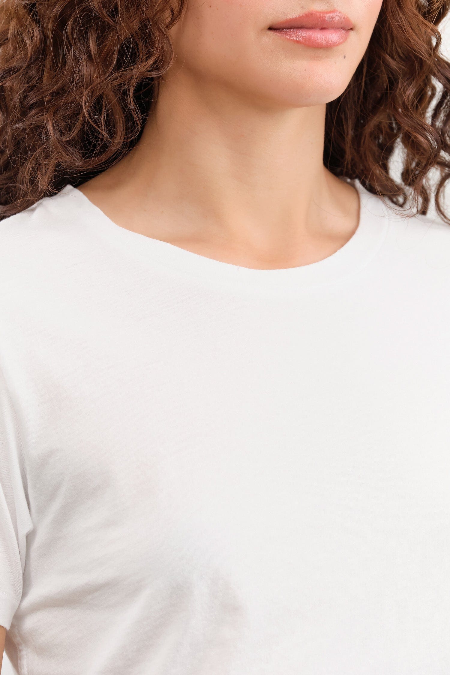 Amo Denim Apparel Womens Tees Babe Tee in White