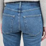 Back pockets on Bella Crop Jean in Crush
