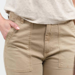 Pocket view of Easy Army Trouser in Khaki