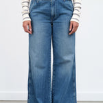 Amo Denim Apparel Womens Denim Edith Wide Leg Trouser