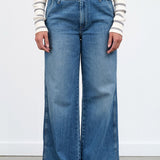 Amo Denim Apparel Womens Denim Edith Wide Leg Trouser