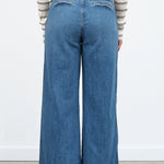 Amo Denim Apparel Womens Denim Edith Wide Leg Trouser