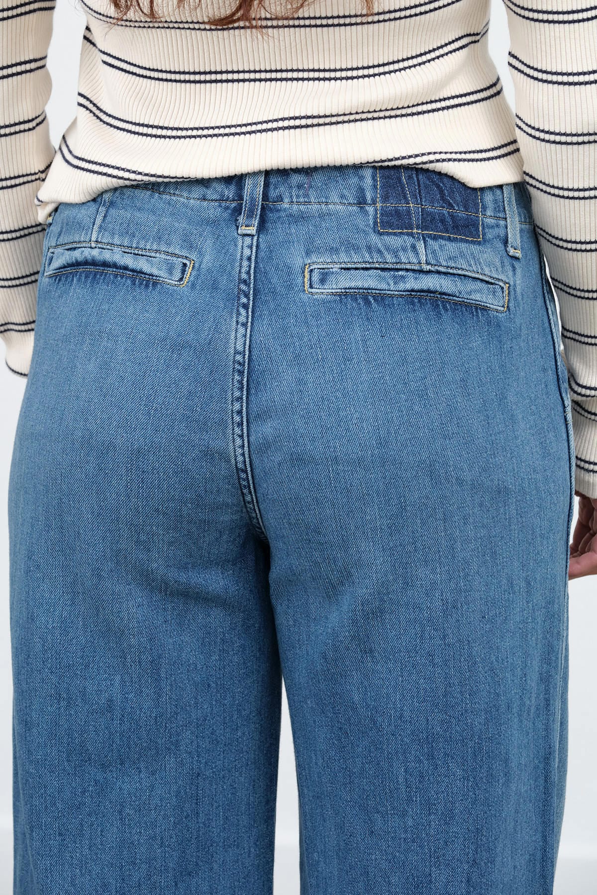 Amo Denim Apparel Womens Denim Edith Wide Leg Trouser