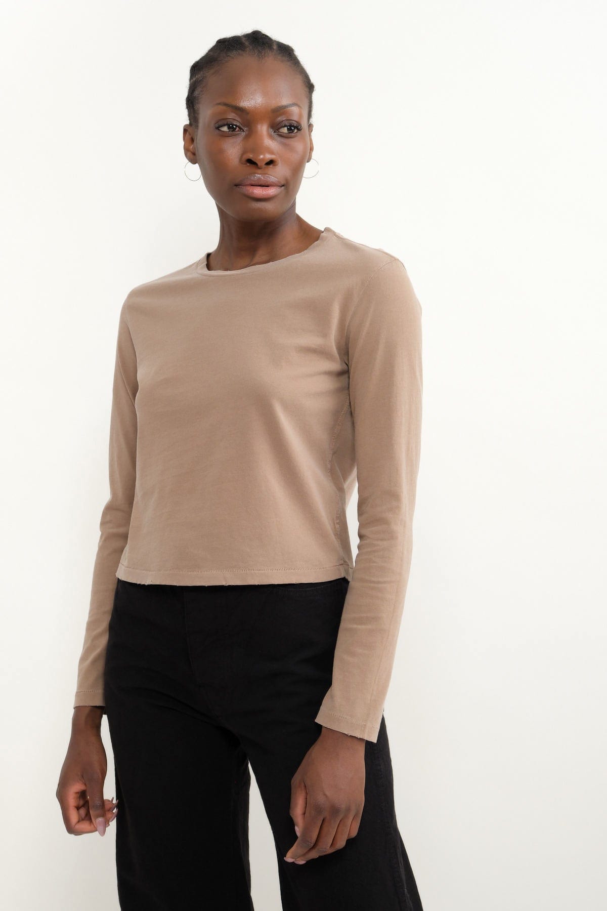 L/S Babe Tee in Silt