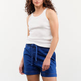 Amo Denim Apparel Womens Tees Long Rib Tank in White